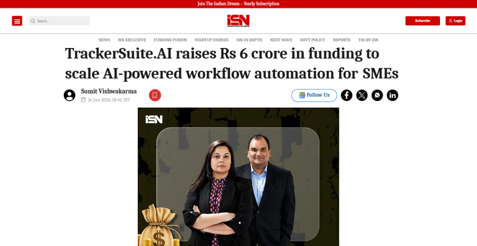 Making headlines on Indian Startup News