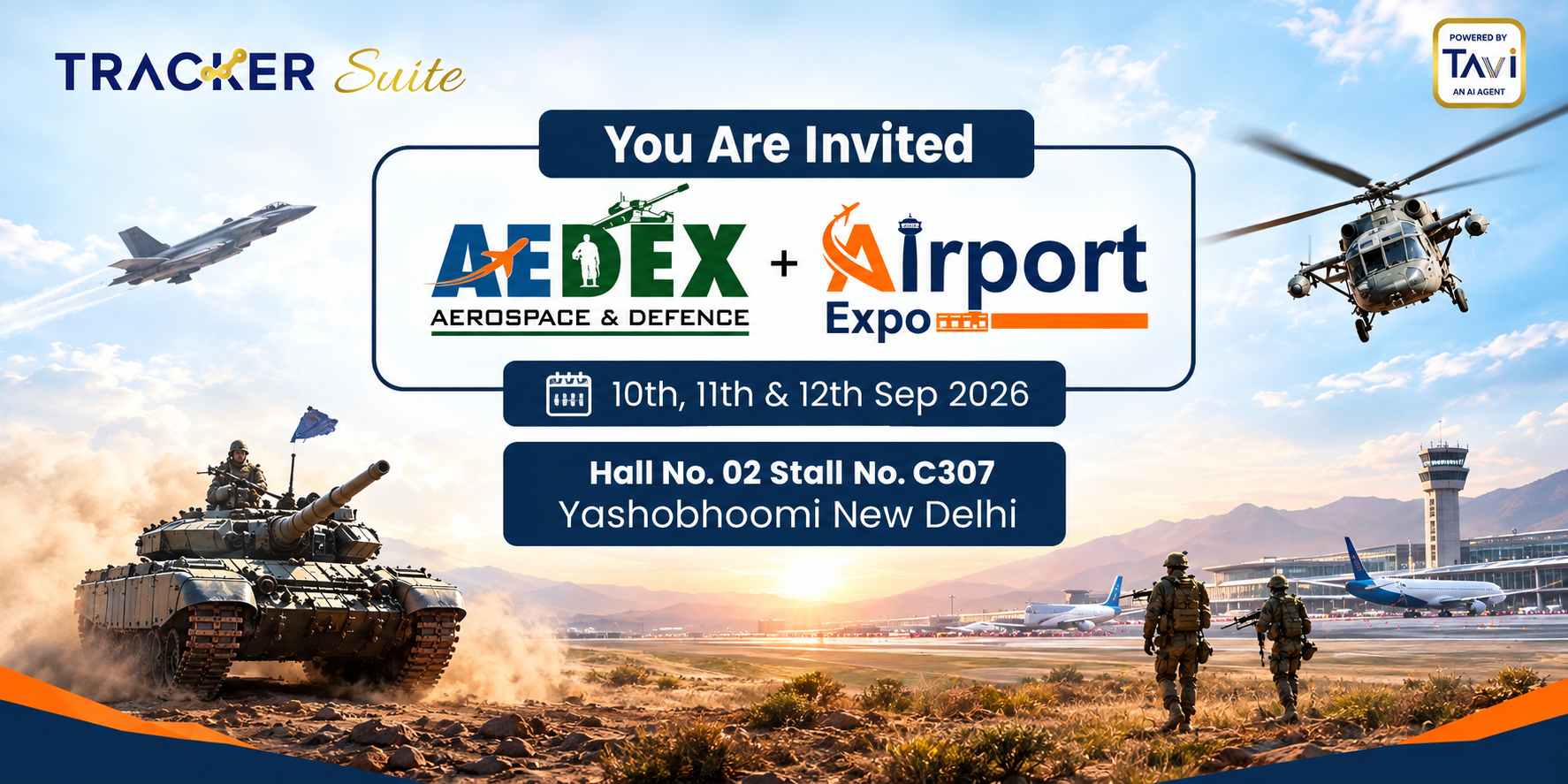 TrackerSuite.ai is LIVE at AEDEX + Airport Expo 2026: Command Operations from an AI-Powered Platform