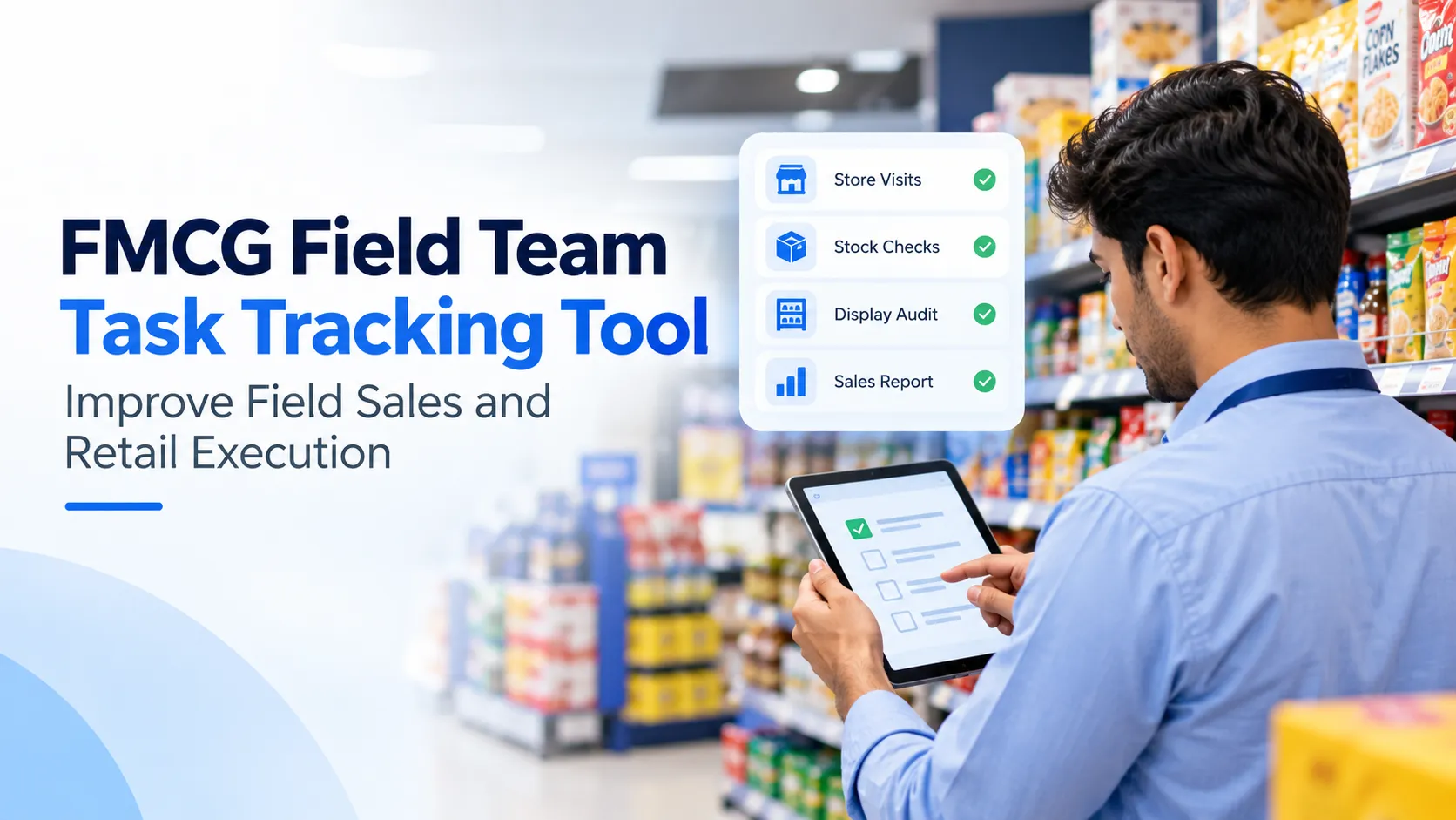 FMCG Field Team Task Tracking Tool: How to Improve Field Sales and Retail Execution